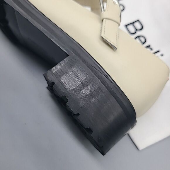 Aeyde Roberta Ivory Leather Mary Jane Loafers Shoes Women 39/ US 9 - Picture 10 of 10